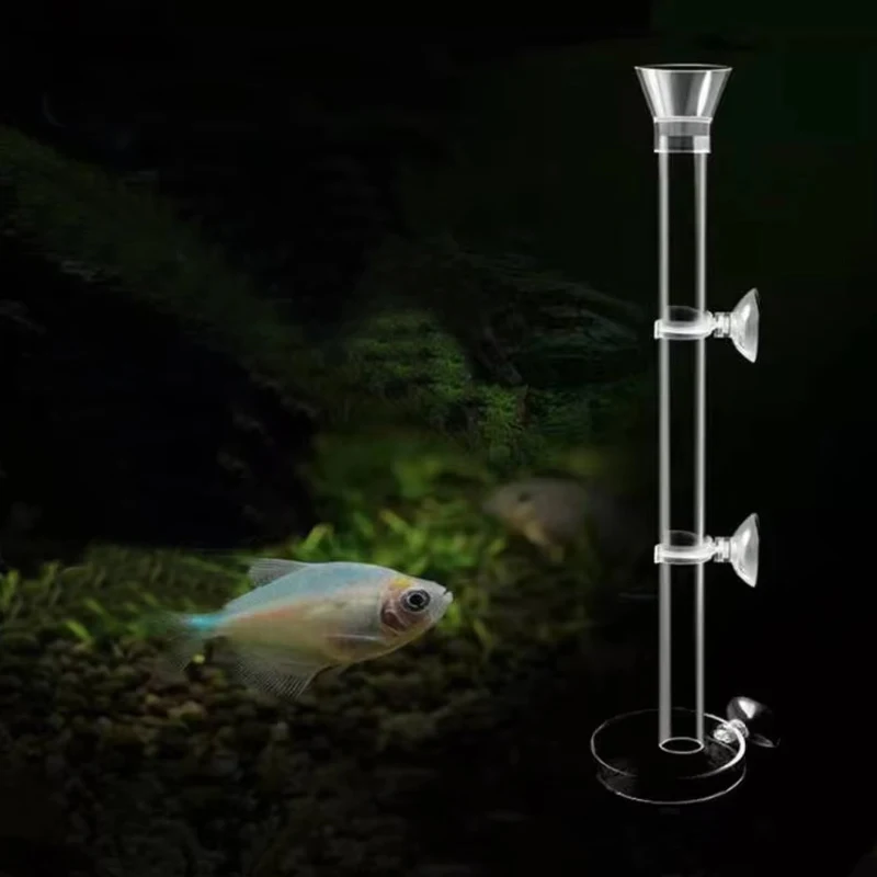 Alimentador para Aquário de Acrílico Transparente com Tubo de Alimentação - Imagem 4