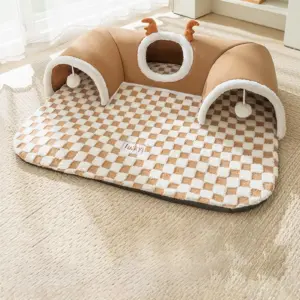 cama túnel para gatos dobrável