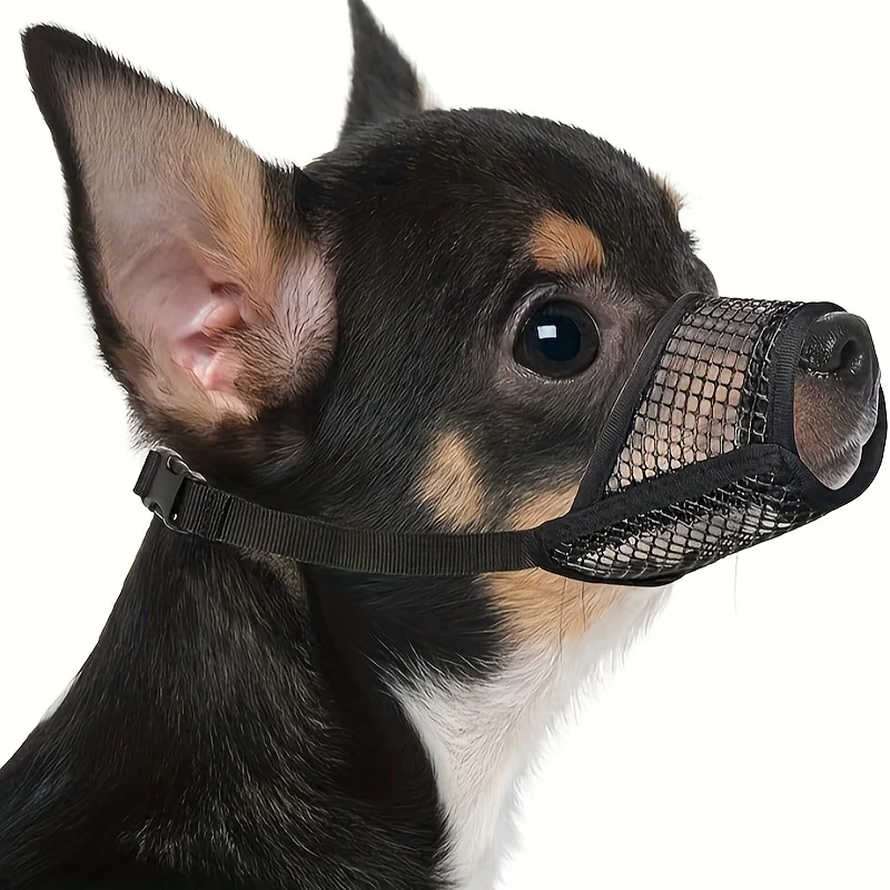 Focinheira de Malha para Cães de Focinho Curto Pequenos e Médios - Imagem 2