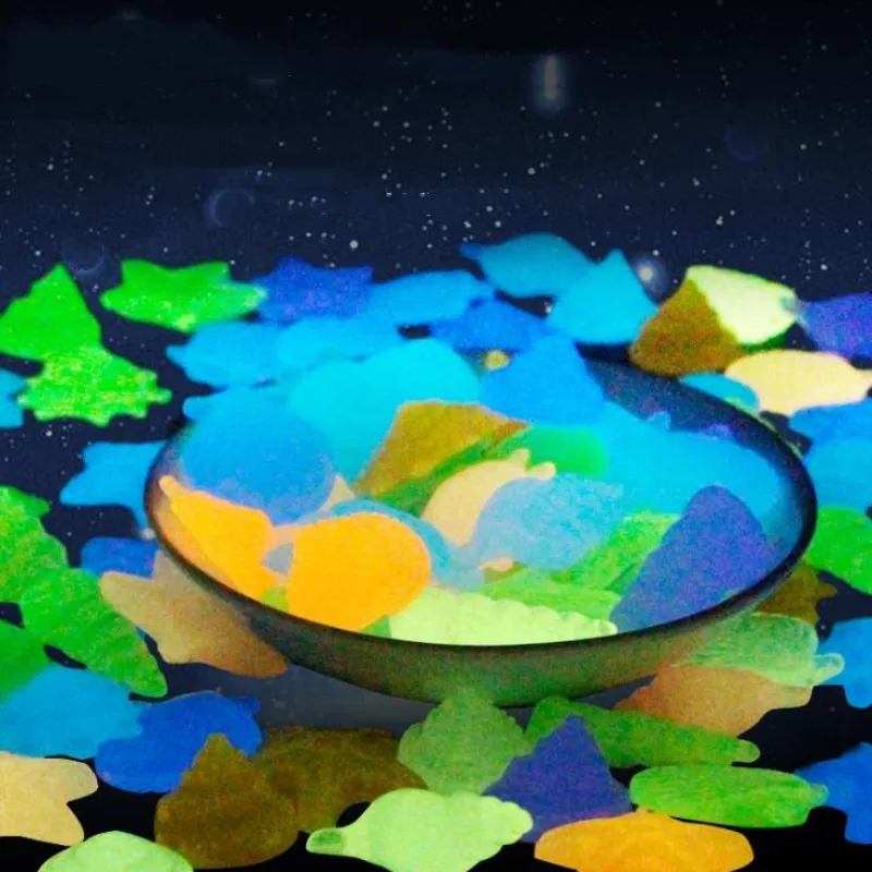 Pedras Luminosas para Aquário 50 pçs Formato Concha 2-4 cm - Imagem 3