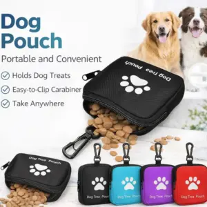 bolsa para petiscos de cães para passeio
