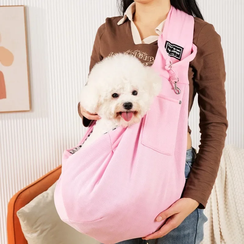 Bolsa Transversal para Cães Pequenos com Bolso para Petiscos - Imagem 5