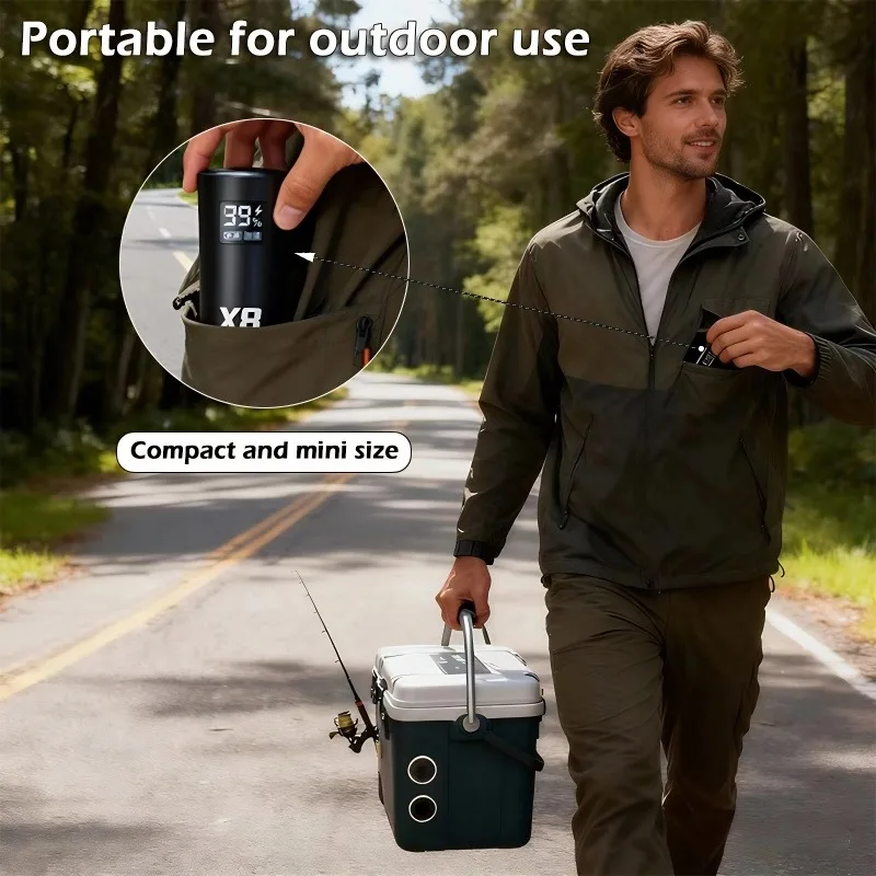 Bomba de Ar para Aquário Portátil USB para Pesca - Imagem 5