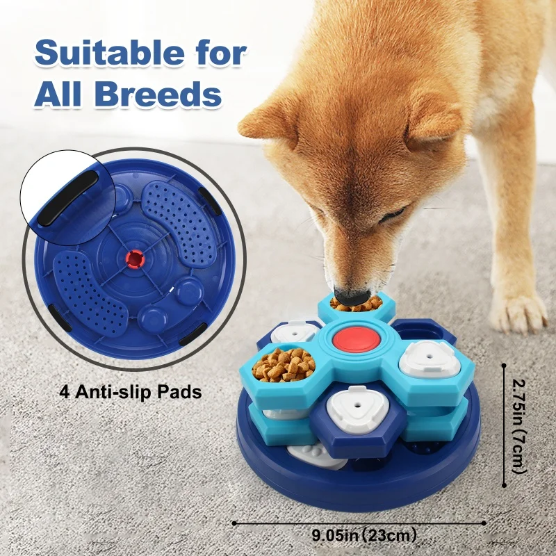 Brinquedo Quebra-Cabeça para Cães de Plástico para Alimentação Lenta - Imagem 5