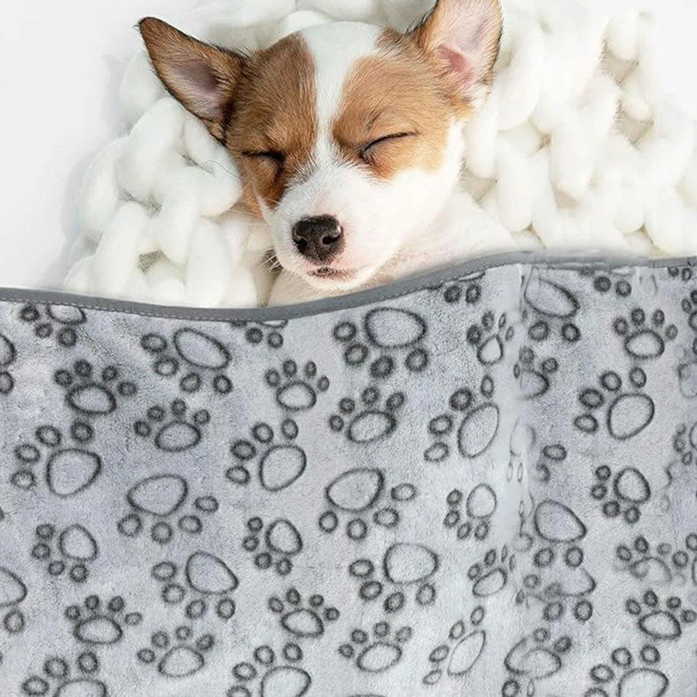 Cobertor para Cães e Gatos Lavável em Máquina Cinza - Image 4
