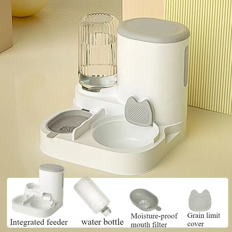Alimentador Automático para Cães e Gatos com Tigela Integrada Azul - Imagem 3