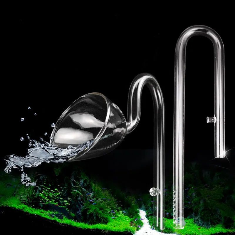 Tubo de Vidro Lírio para Aquário 13 mm Transparente com Skimmer Ajustável - Imagem 3