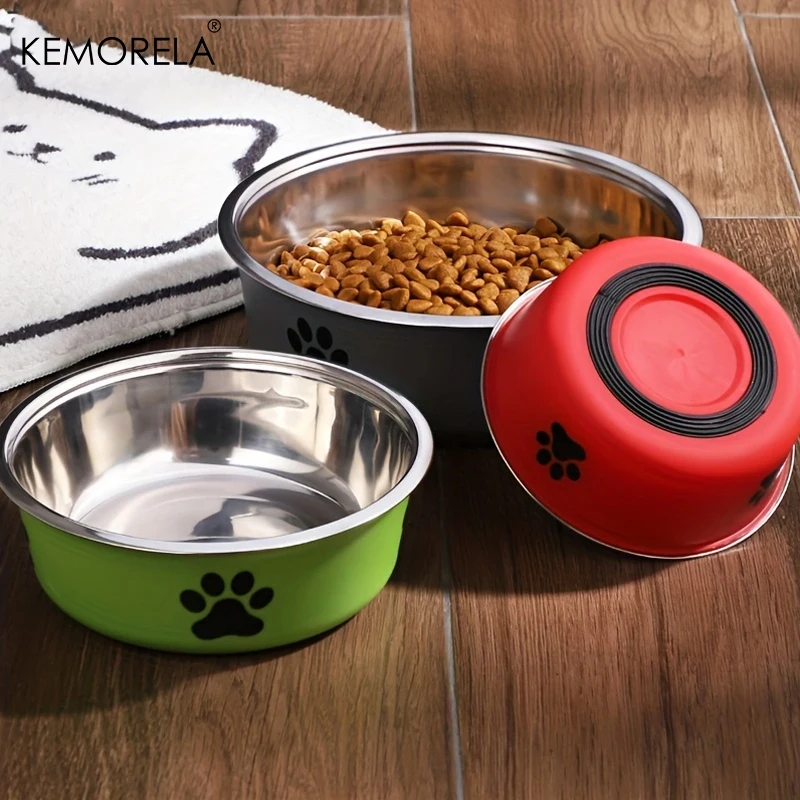 tigela inox antiderrapante para cães e gatos