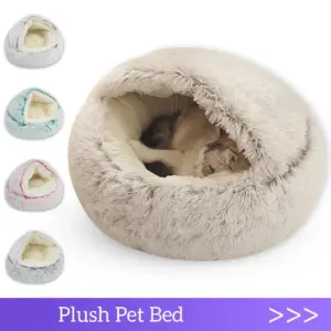 cama toca de pelúcia para cães pequenos