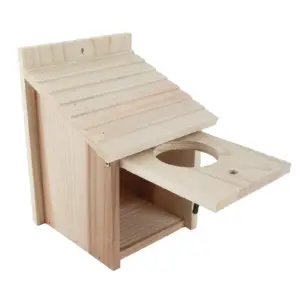 casinha de pássaros de madeira para exterior