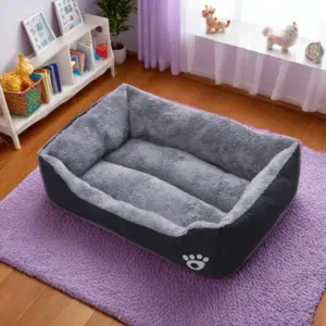 cama de pelúcia para cães antiderrapante