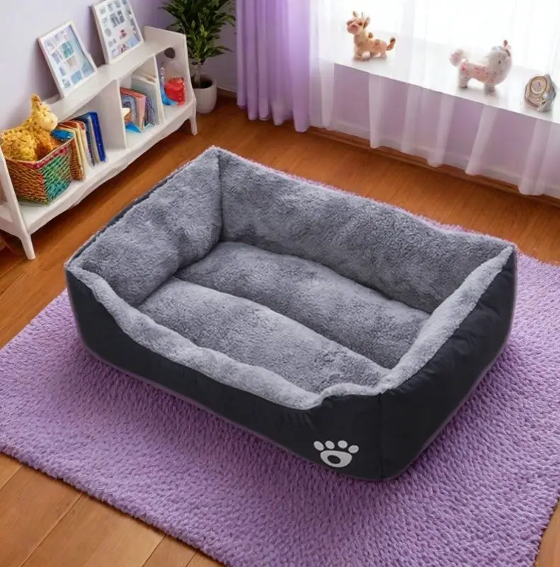 cama de pelúcia para cães antiderrapante