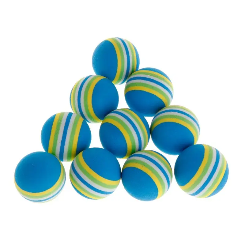 Bola de Brinquedo para Gatos de EVA Macia Colorida Kit com 10 - Imagem 5
