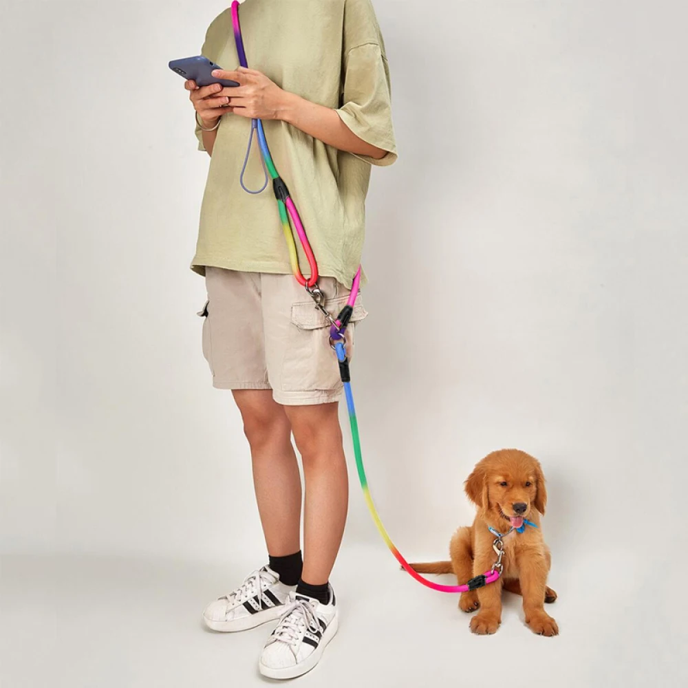 Guia de Nylon para Cães de 245 cm Mãos Livres - Imagem 2