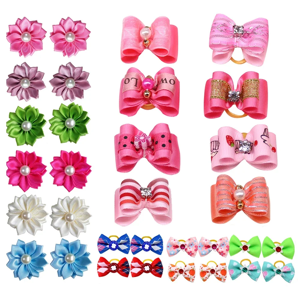 Laços de Cabelo para Cães Pequenos com Elástico 3-5 cm - Image 2
