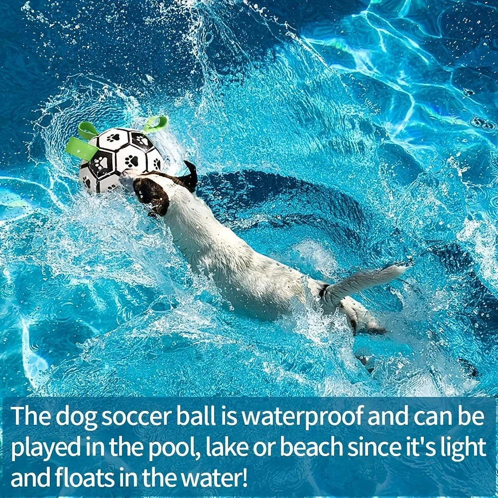 Brinquedo de Futebol Damaly para Cães com Anel de Aperto Interativo - Imagem 6