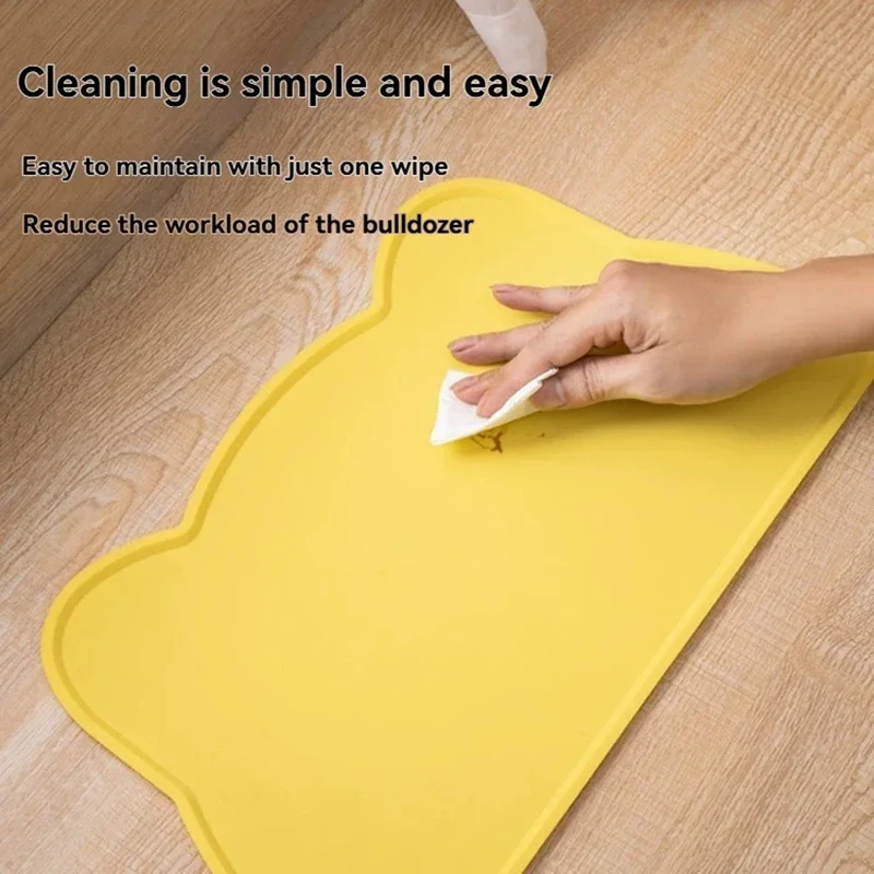 Tapete de Silicone para Cães e Gatos Antiderrapante e Antivazamento - Image 4