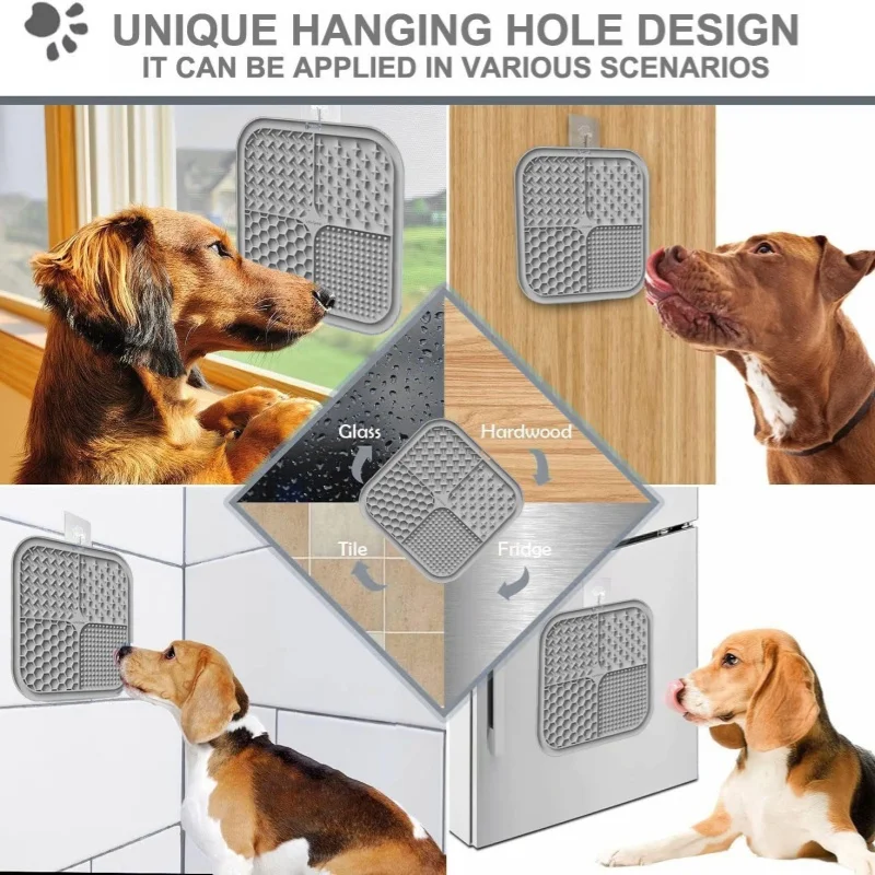 Tapete de Silicone para Lamber para Cães com Ventosa - Imagem 5