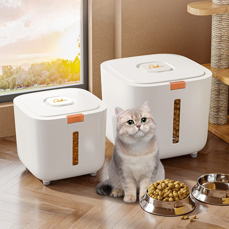 balde hermético para ração de cães e gatos