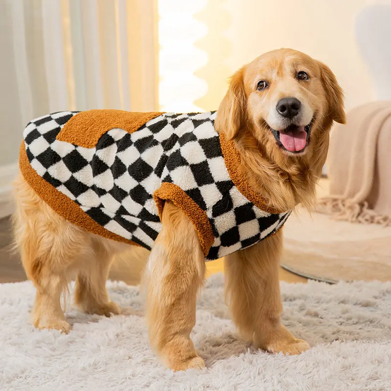 colete de lã para cães grandes inverno