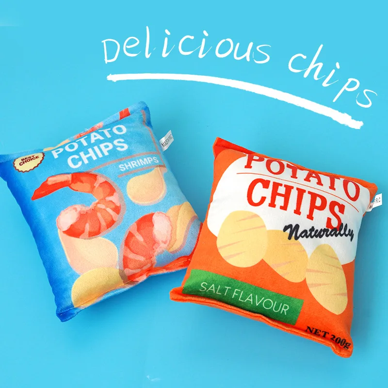 Brinquedo para Cães Pequenos e Médios com Guincho Formato Batata Frita - Image 3