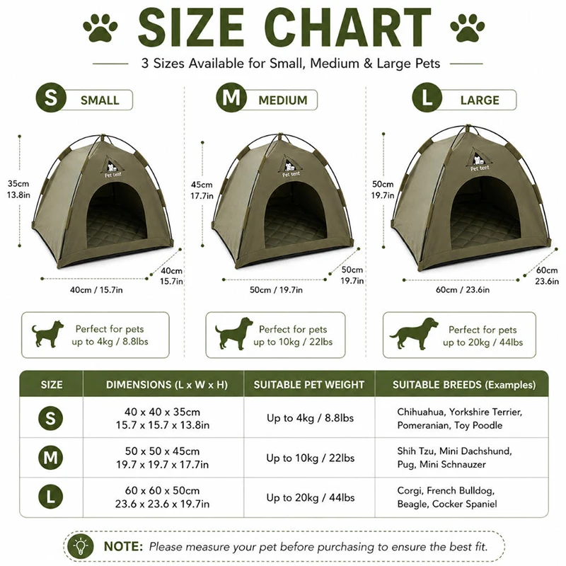 Casa Tenda para Gatos e Cães Dobrável Portátil - Image 3