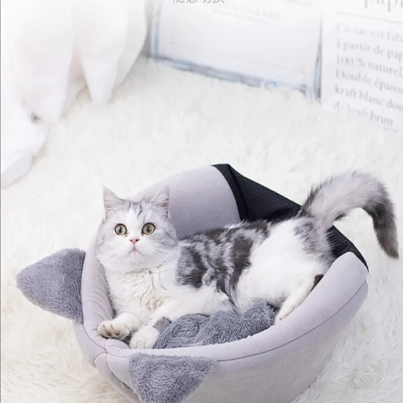 Toca para Gatos Velboa com Almofada Removível e Base Antiderrapante - Image 3