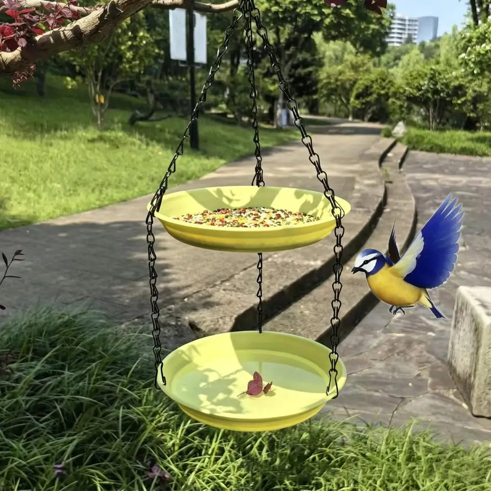 Comedouro Bebedouro para Pássaros de Jardim de Plástico PP 22 cm - Imagem 4