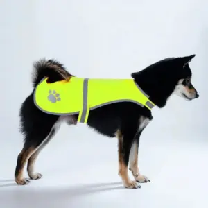 colete refletivo para cães ajustável