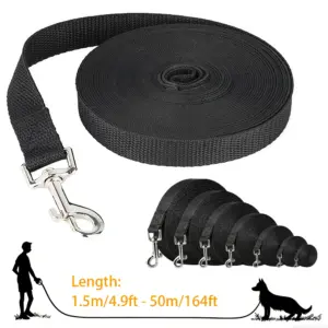 trela longa nylon para cães e gatos