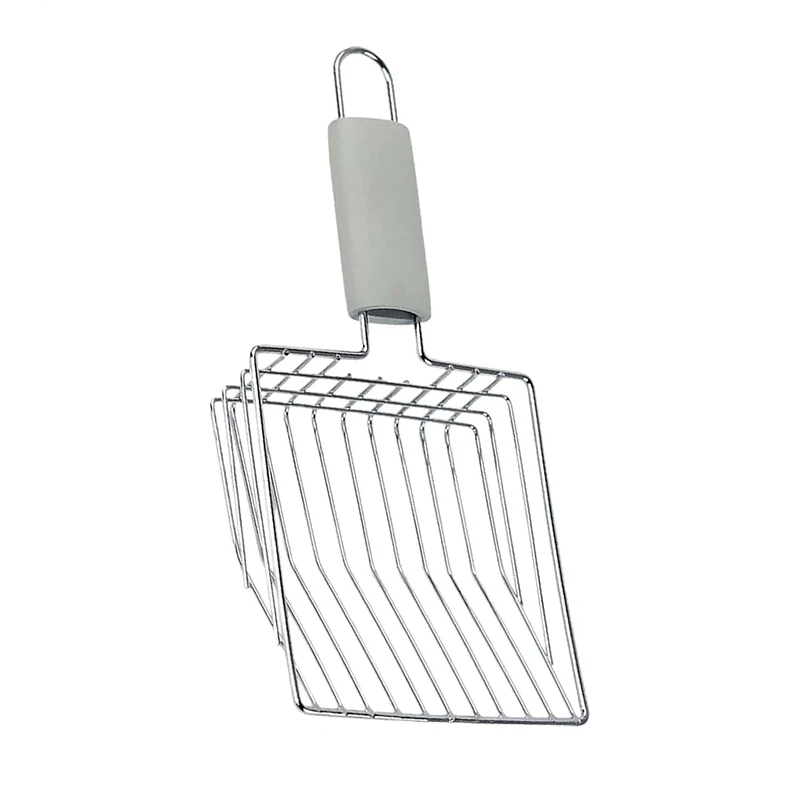 Pá de Metal para Areia de Gato em Liga de Alumínio e Aço Inoxidável - Imagem 6