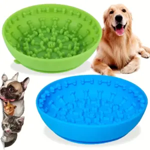 comedouro lento para cães e gatos