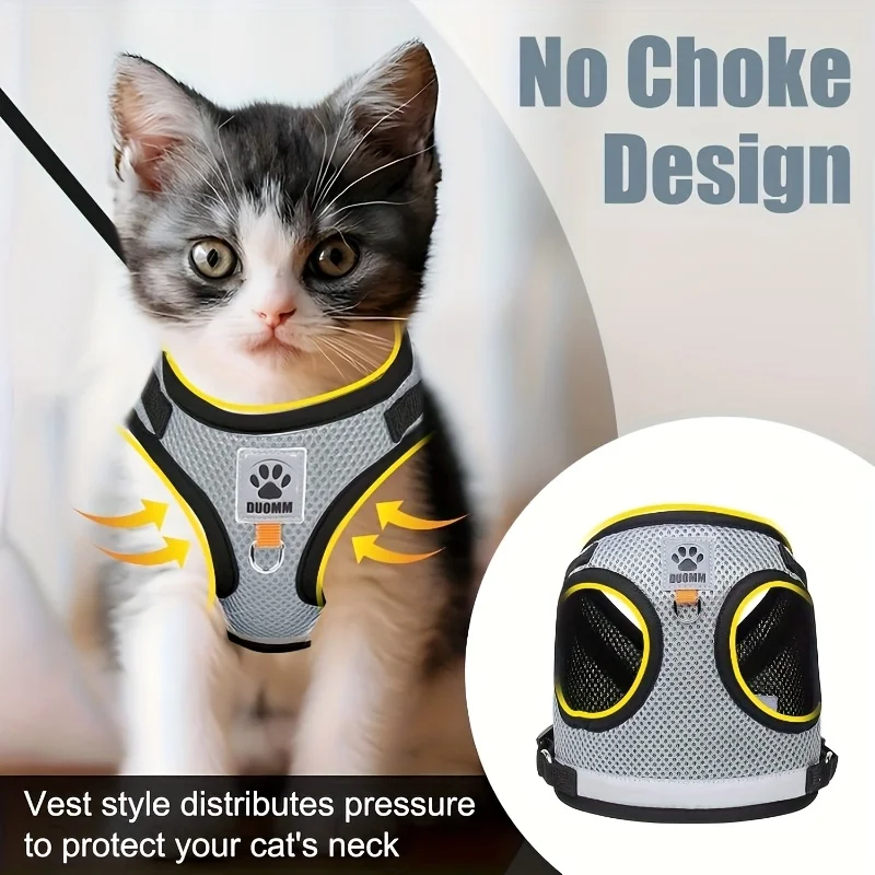 coleira para cães e gatos estilo colete