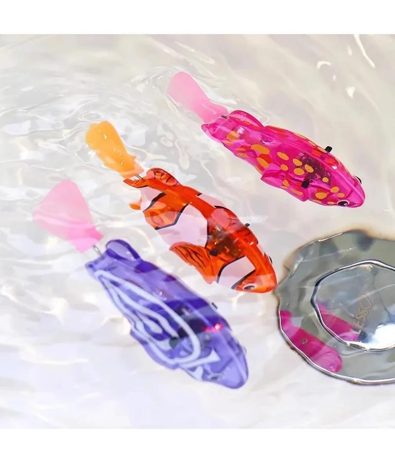 Brinquedo Elétrico de Peixe para Gatos e Cães com Luz LED - Image 4
