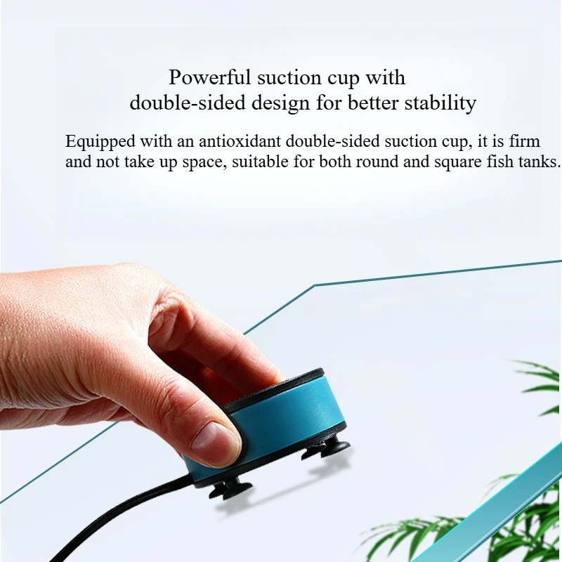 Bomba de Ar USB Mini para Aquário Portátil com Ventosas - Imagem 4