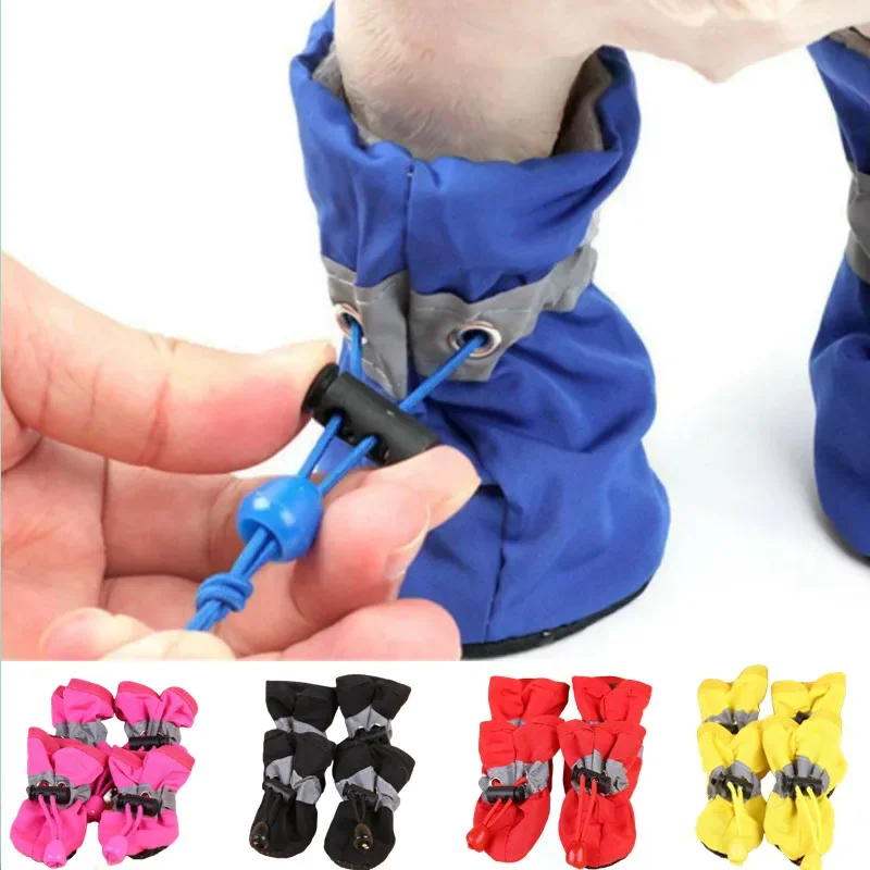 botas impermeáveis para cães e gatos pequenos