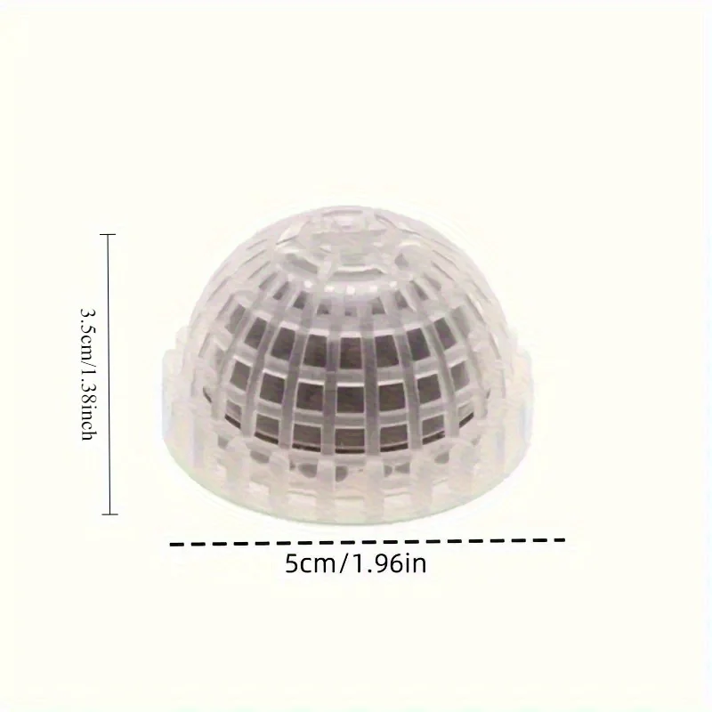 Bola de Musgo para Aquário Hemisférica de Plástico Transparente com Rosca - Imagem 3