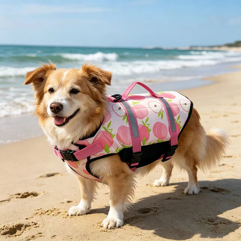 Colete Salva-Vidas para Cães Grandes Ajustável e Refletivo - Imagem 5
