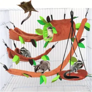 rede de algodão e pelúcia para hamster