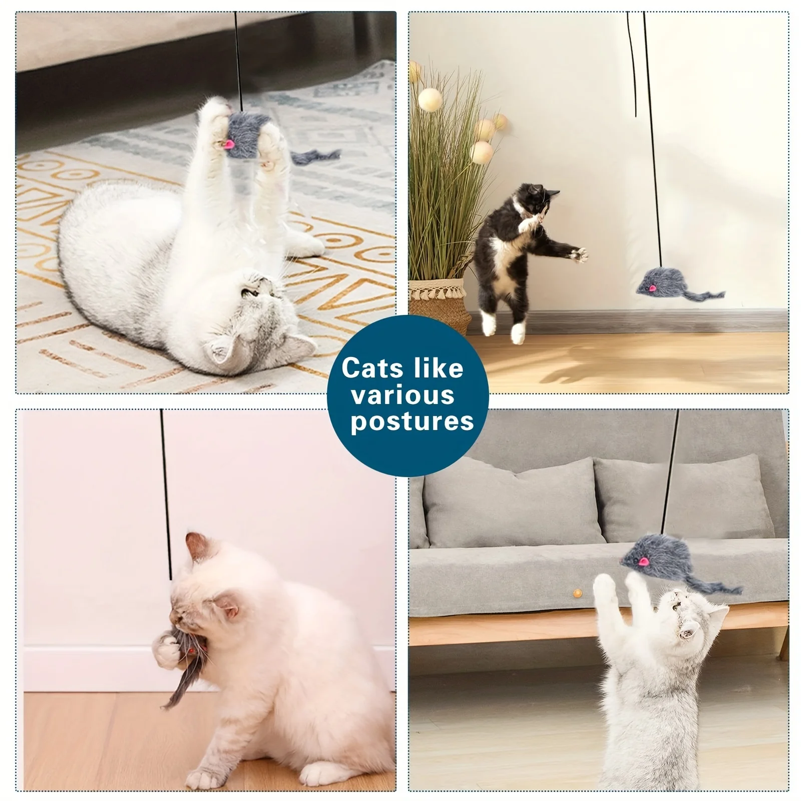 Brinquedo de Gato Pendurado na Porta para Gatinho - Imagem 2