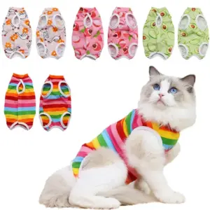 roupa pós-cirúrgica para cães e gatos pequenos