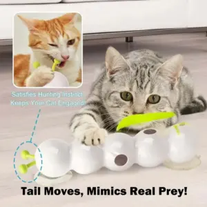 brinquedo interativo caterpillar para gatos