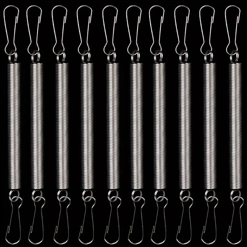 Molas de Gaiola para Coelhos Aço Inoxidável 3.1" com Clipes Duplos - Imagem 3