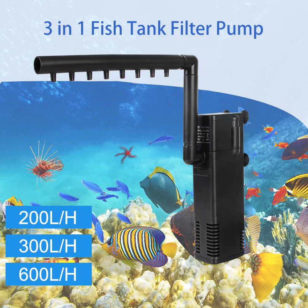 filtro submersível para aquário