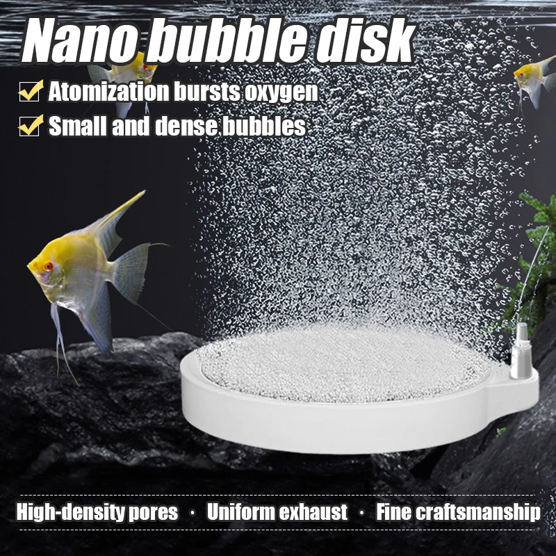 Aerador de Oxigênio para Aquário com Disco Difusor para Tubo de 4/8mm - Imagem 3