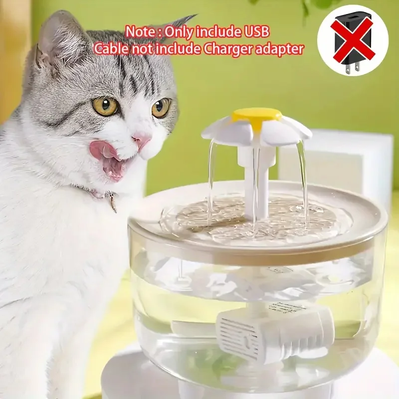 Fonte de Água para Pets USB 5V em PP Grau Alimentício - Imagem 2