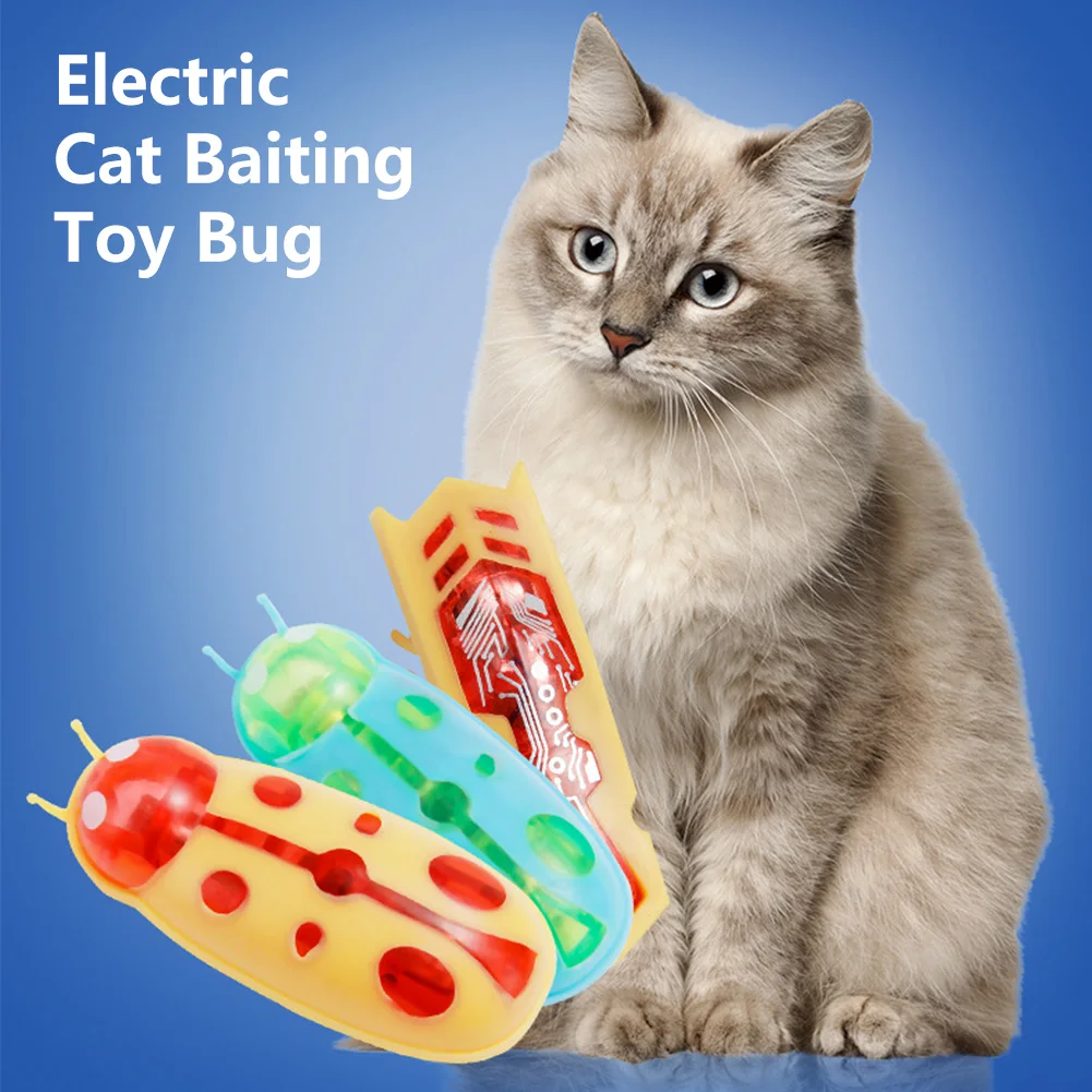 Brinquedo Elétrico para Gatos Nano Bug com Detecção de Obstáculos - Imagem 2
