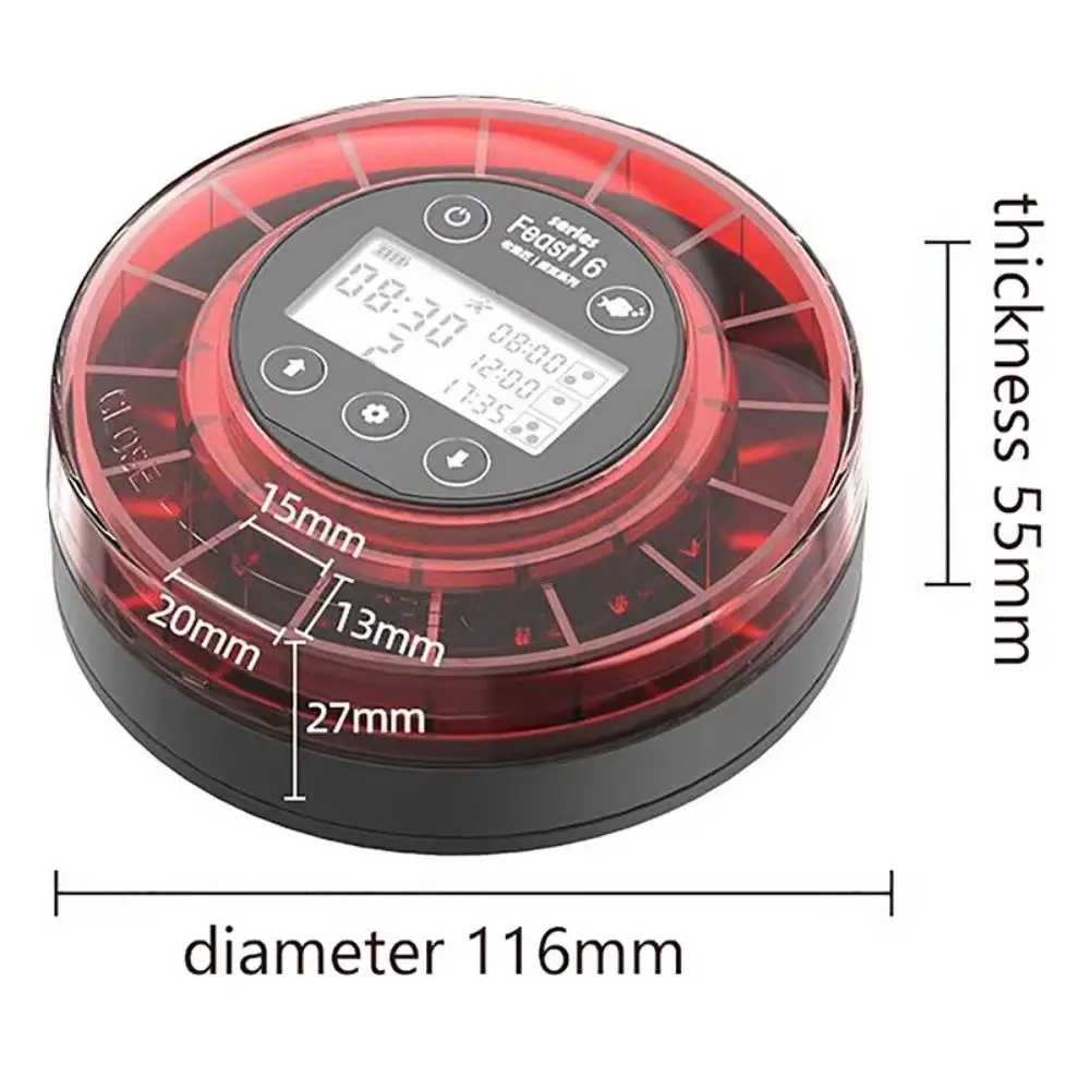 Alimentador Automático para Peixes com Temporizador e Display LCD - Image 5