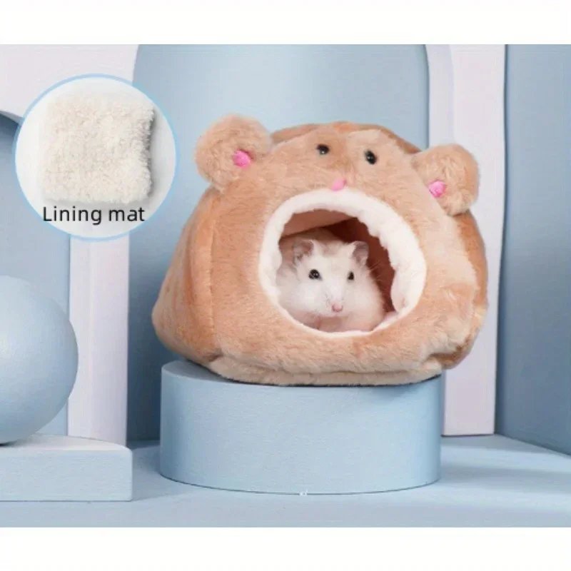 Rede para Hamster de Pelúcia com Almofada Removível Azul - Image 5