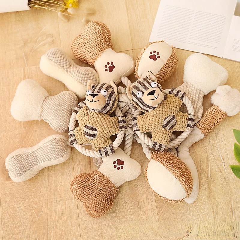 Brinquedo de Corda para Cães com Nó para Molar Dentes - Imagem 3